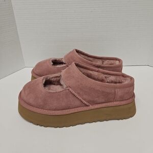 UGG Pink Suede Women's Slippers
